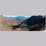 023 Pano sur le cirque de descente + Mont Blanc... lacs....jpg